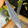Handmade Damascus Blade Spear, 36" Multi colour Spear