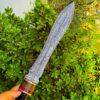 Handmade Damascus Blade Spear, 36" Multi colour Spear