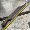 Ramboo Bowie, 26" Damascus blade handle made of Stag Horn.